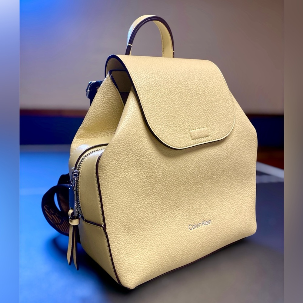 Calvin Klein Millie Novelty Backpack 💛 Yellow 2025 – NWOT